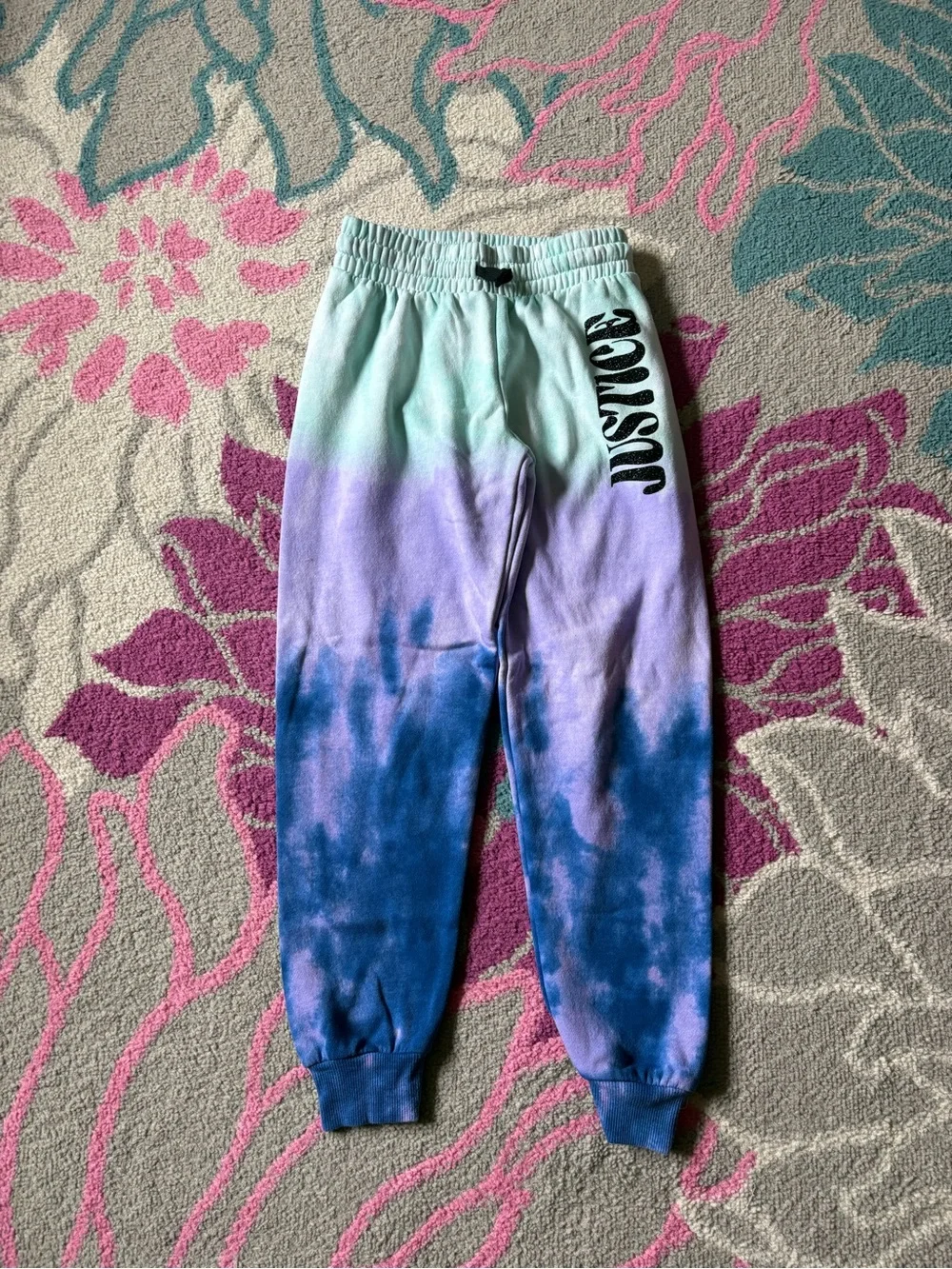 Justice Tie Dye Jogger Style Sweatpants